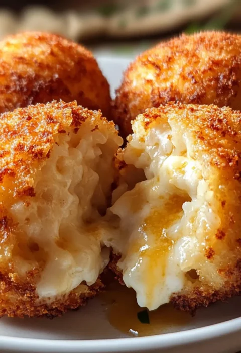 Reisbällchen (Arancini) im Airfryer – knusprig außen, cremig innen